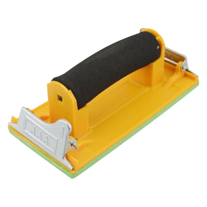 Держатель наждачной бумаги из губки, шлифовальный станок для наждачной бумаги, настенный шлифовальный инструмент, ручная шлифовальная стойка, держатель для песочной ткани, угловой шлифовальный инструмент.