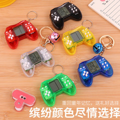 クロスボーダーミニテトリス電子カピバラゲーム機、懐かしい知育キーホルダー、小さなギフト