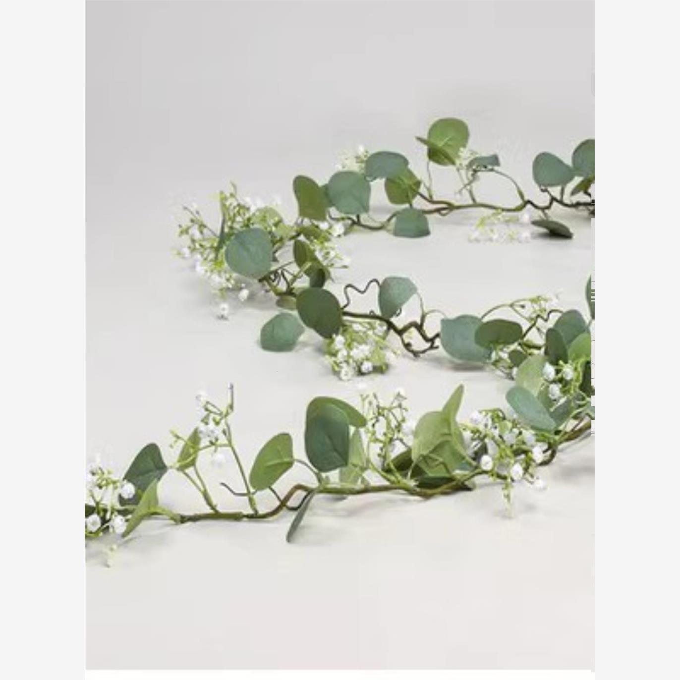 森系假花彷真花藤条空调管道遮丑悬吊式天花板装饰婚庆花艺绿植物