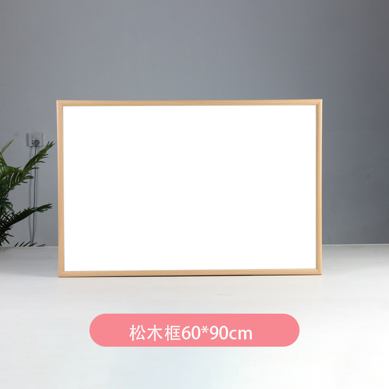 &木製フレームホワイトボード 吊り下げホワイトボード オフィス ホーム 子供用メッセージボード 商業用磁気黒板 磁気吸収ボード|undefined