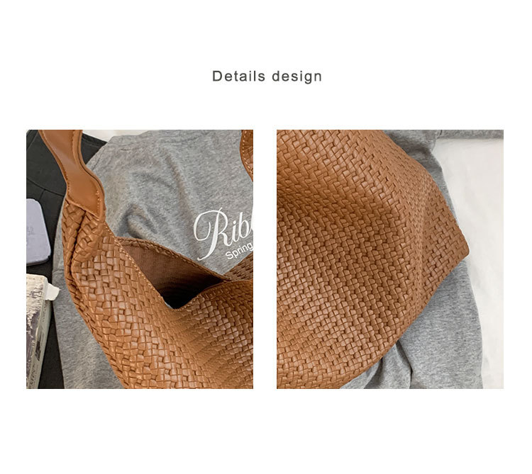 Suede Effect Crescent Zip Shoulder Tote Bag 9