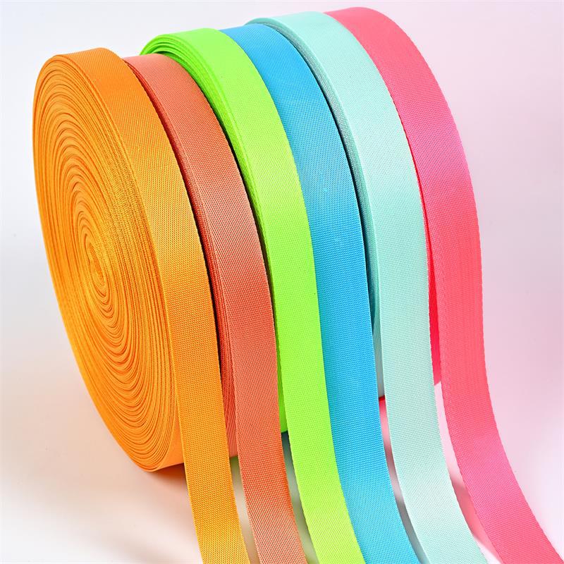 Cinta de nylon de imitación estándar europea, patrón americano en espiga, cinta de borde de nylon para cinturón de seguridad de automóvil, cinta tejida al por mayor en stock. image 3