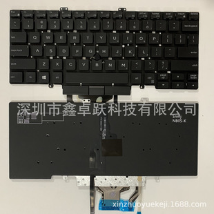 Us Suitable for Dell Latitude 5400 7400 E7400 5401 5410 5411 Notebook Keyboard