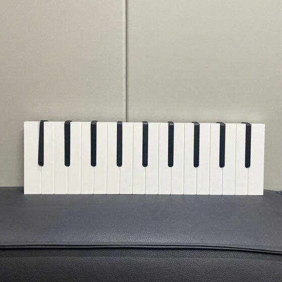 Creative Piano Key Door Hanging Clothes Hook Home Hanger Storage Rack Wall Hanging Clothes Bag Hook Entrance