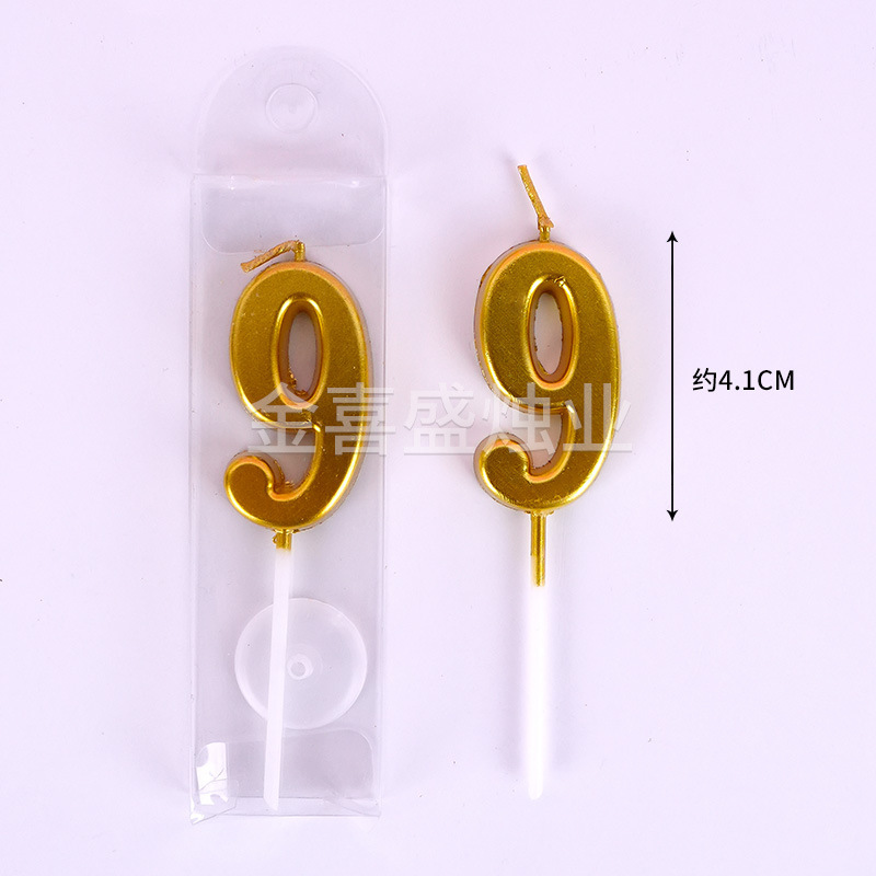 批发数字蜡烛pvc独立包装派对气氛布置生日蛋糕装饰数字蜡烛创意|undefined