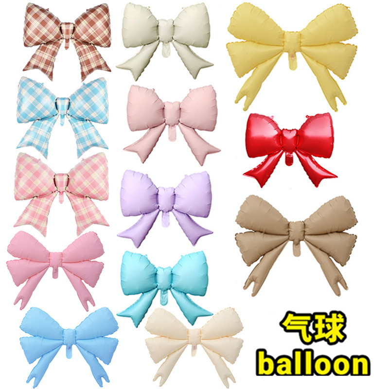 Lazo de Globos Mate Grande de Nuevo Modelo, Macaron, Corbata de Globo de Aluminio, Decoración para Fiestas al Aire Libre de Estilo Coreano