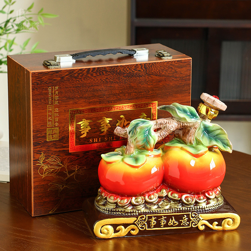 2.5kg 모든 것이 잘 어울리는 빈 병 (나무 상자 포함)