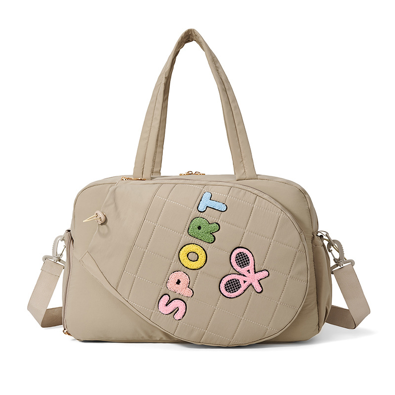 Tennis bag, cross-border outdoor sports and fitness bag, large-capacity, stylish ball bag, single-shoulder crossbody badminton bag