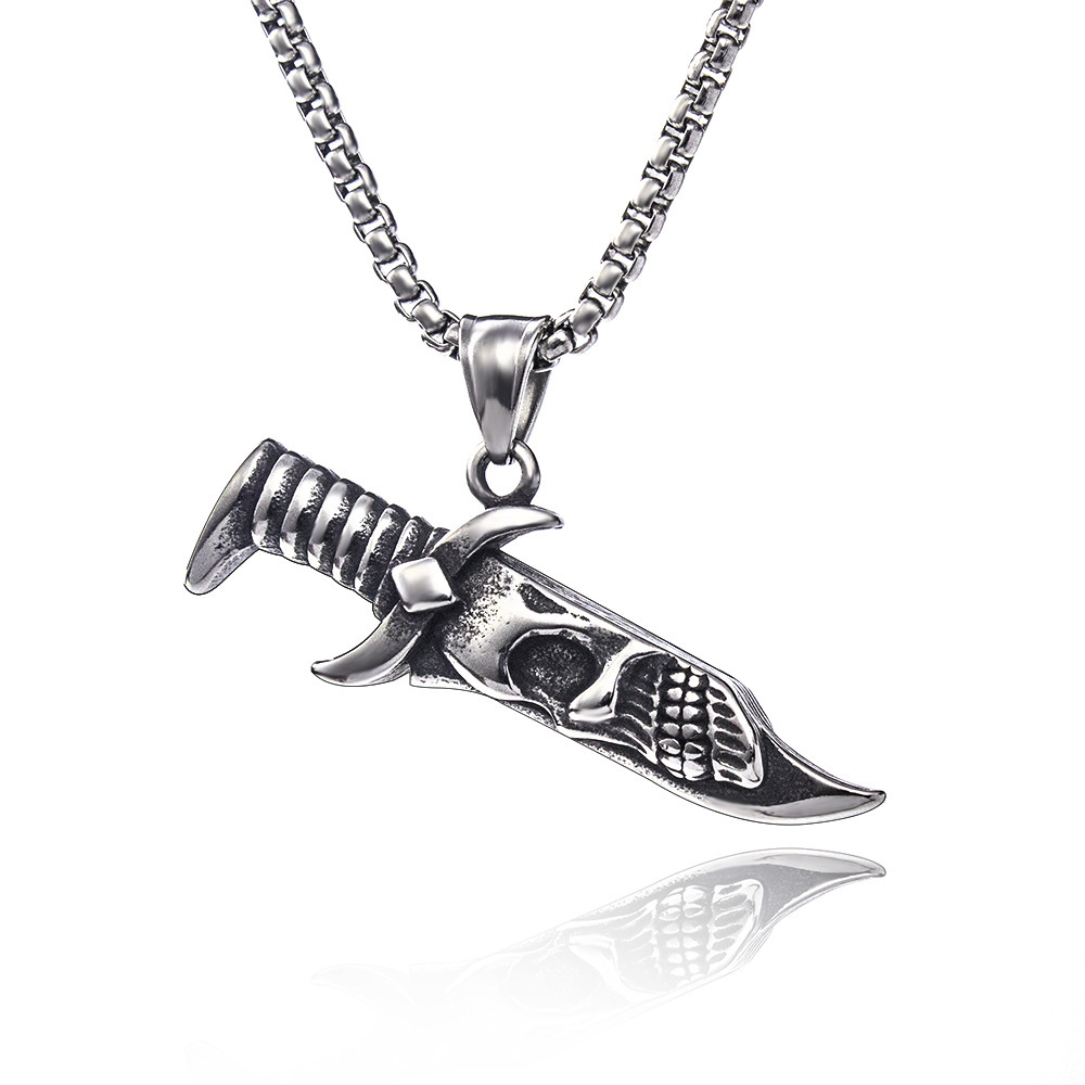 necklace pearl stainless steel