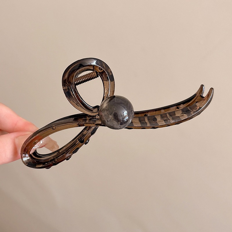 Pasador de Pelo Elegante Estilo Coreano, Pinza de Pelo Grande de Alta Gama, Nuevo Estilo 2025 para Peinados Recogidos, Pinza para Cabello Grueso.