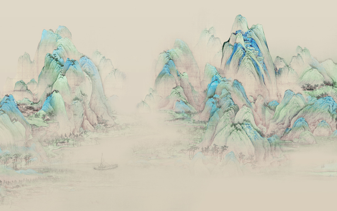 千里江山图 中式