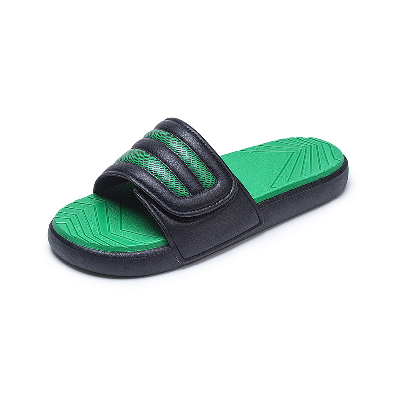 Nueva tendencia de velcro de verano, chanclas transfronterizas de gran tamaño, antideslizantes, transpirables, zapatillas deportivas de moda