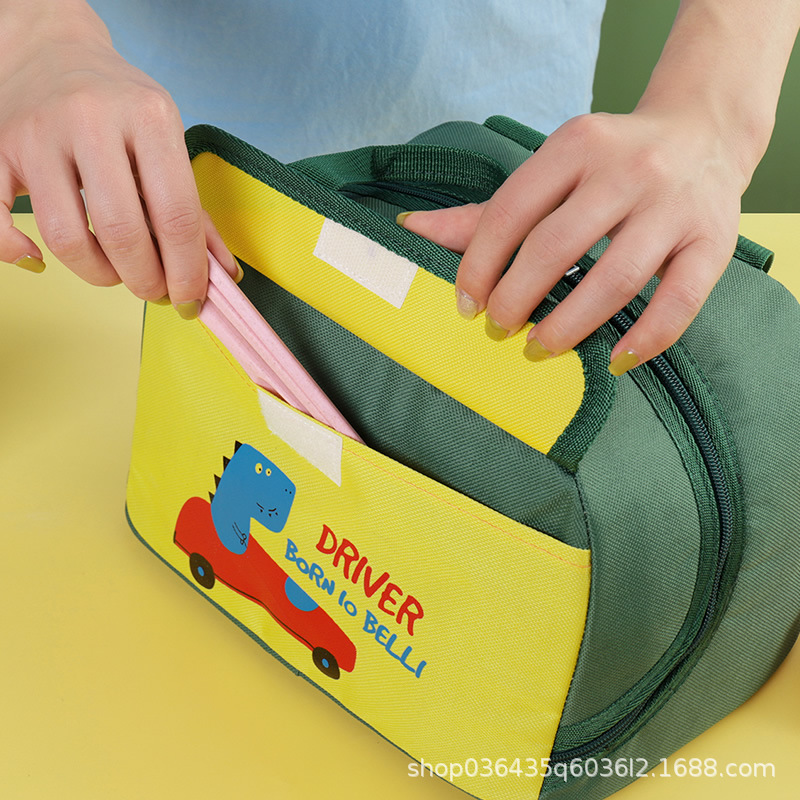Bolsa de aislamiento térmico portátil para niños Bolsa de aislamiento térmico de dibujos animados Bolsa de hielo para estudiantes Bolsa de almuerzo con bolsa de arroz Bolsa de almuerzo para trabajadores de oficina al por mayor