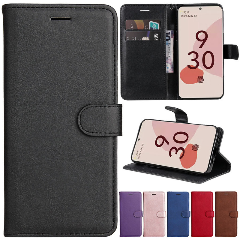 Suitable for Google Pixel 8 7A 7 Pro Flip Phone Leather Case 6A 5A Wallet Card Protective Case