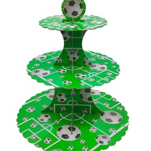 足球主题生日派对布置纸盘杯子桌布一次性餐具背景布装饰横幅气球