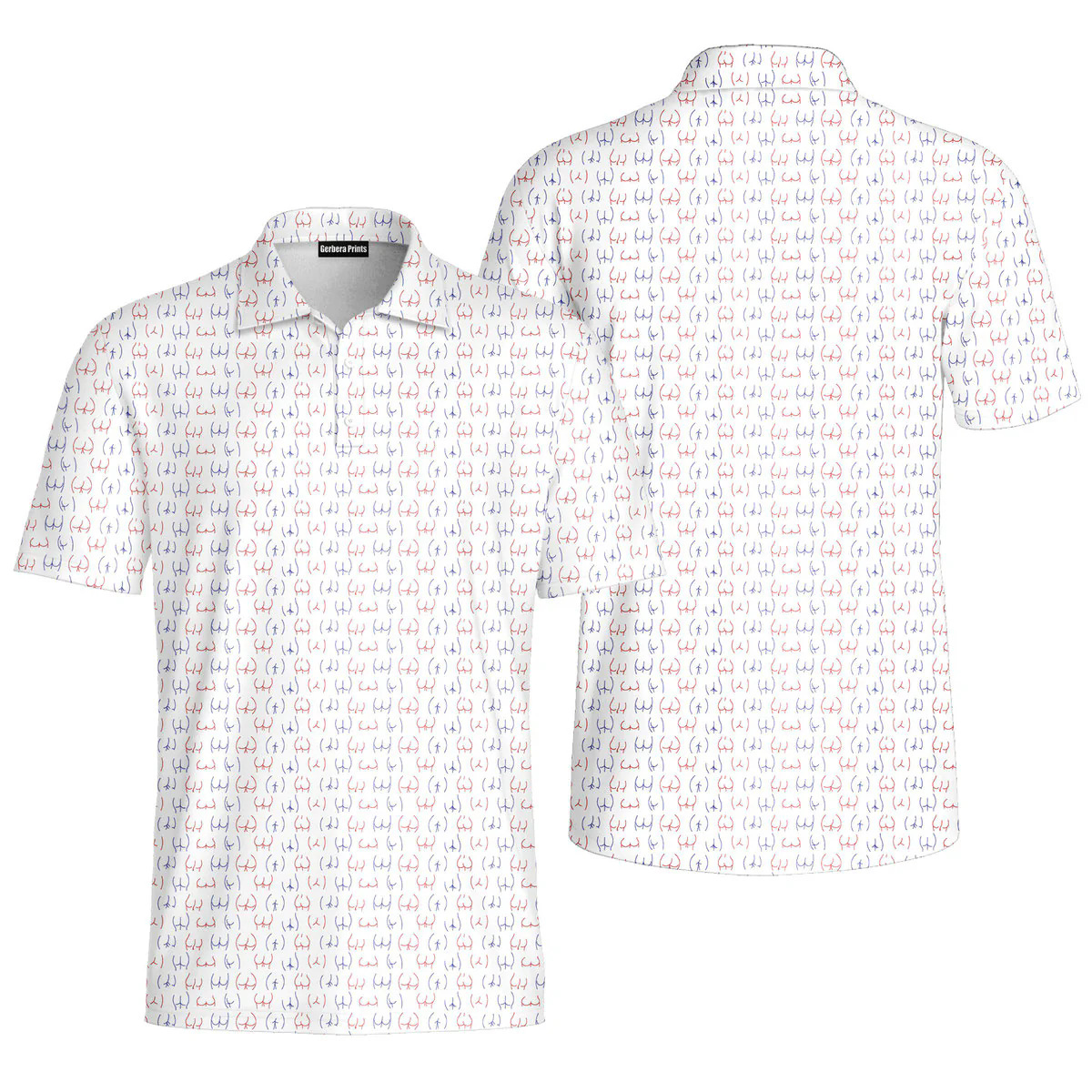 Herren Poloshirt Mit 3d Digitaldruck Hochwertiges Kurzarmhemd_voghion.com