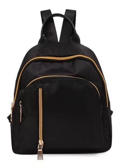 Black + [small backpack]