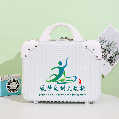 14寸手提箱迷你小箱子可收纳来图可以印花