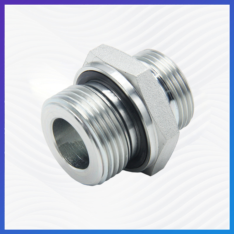 伊顿永华标准液压接头 轻重型卡套直通过渡 公制24°1CM直通接头