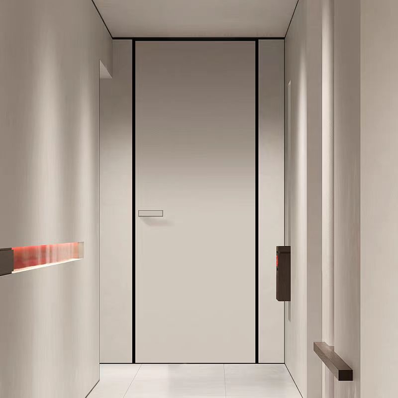 边框生态铝木门免漆门极简内门实木填芯铝封边工艺环保隔音室内门