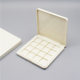 [In stock] square khaki large sixteen grid solid nail polish plastic box sixteen color eyeshadow box paint empty plate