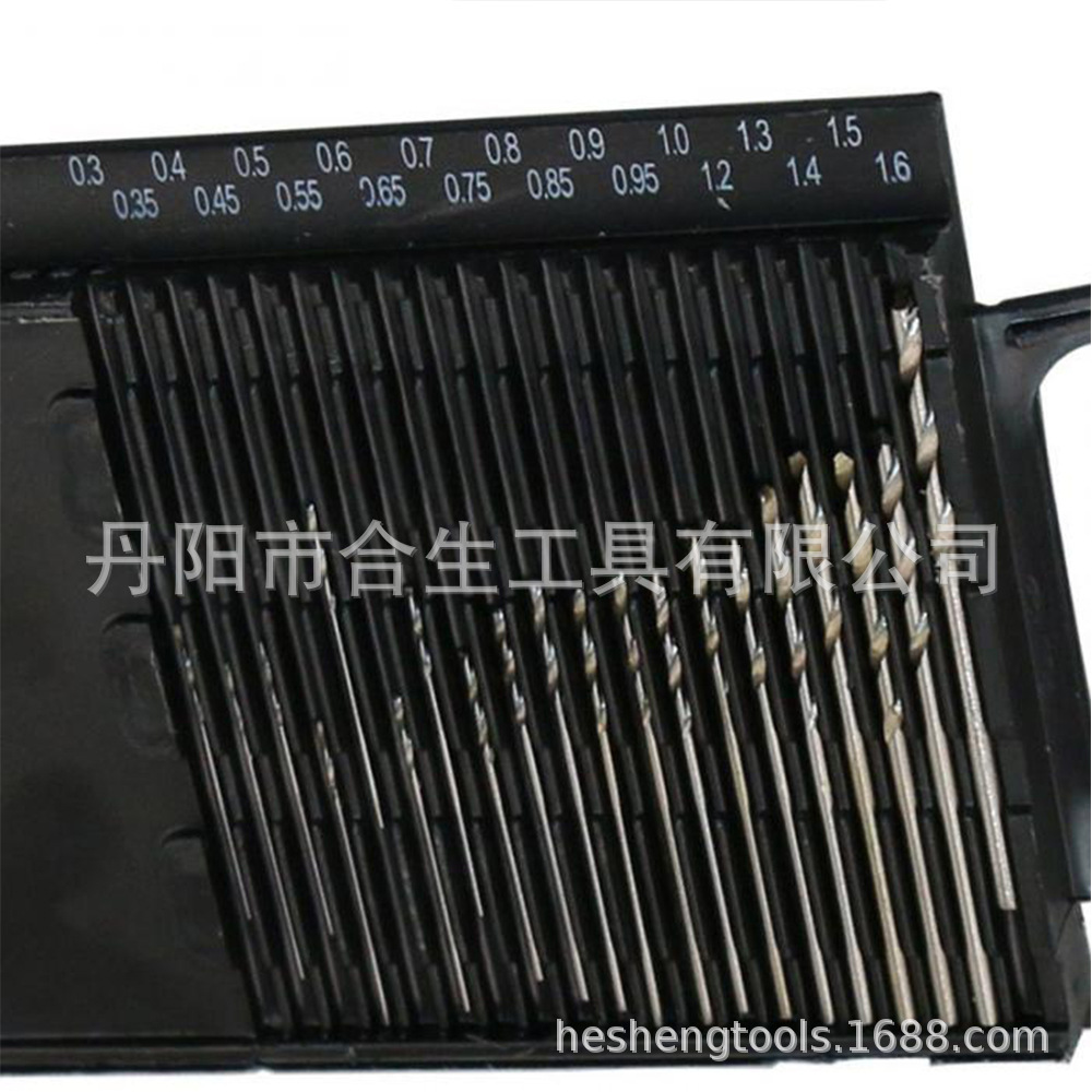 Cross-border 20PC molienda completa de acero de alta velocidad mini taladro de torsión Mini taladro pequeño 20 plástico en caja taladro eléctrico traje