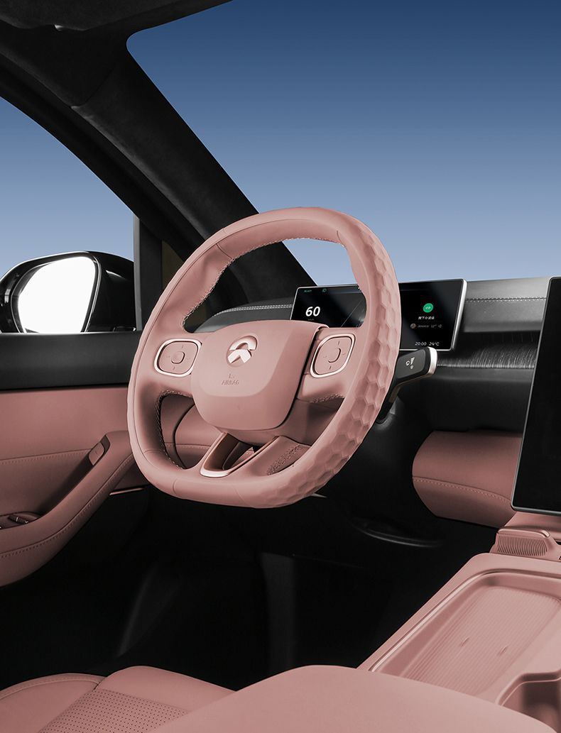 Suitable for Nio Es6/Et5T/Ec6/Es8/Ec7/Et7/Es7 Steering Wheel Cover Interior Modification Car Supplies