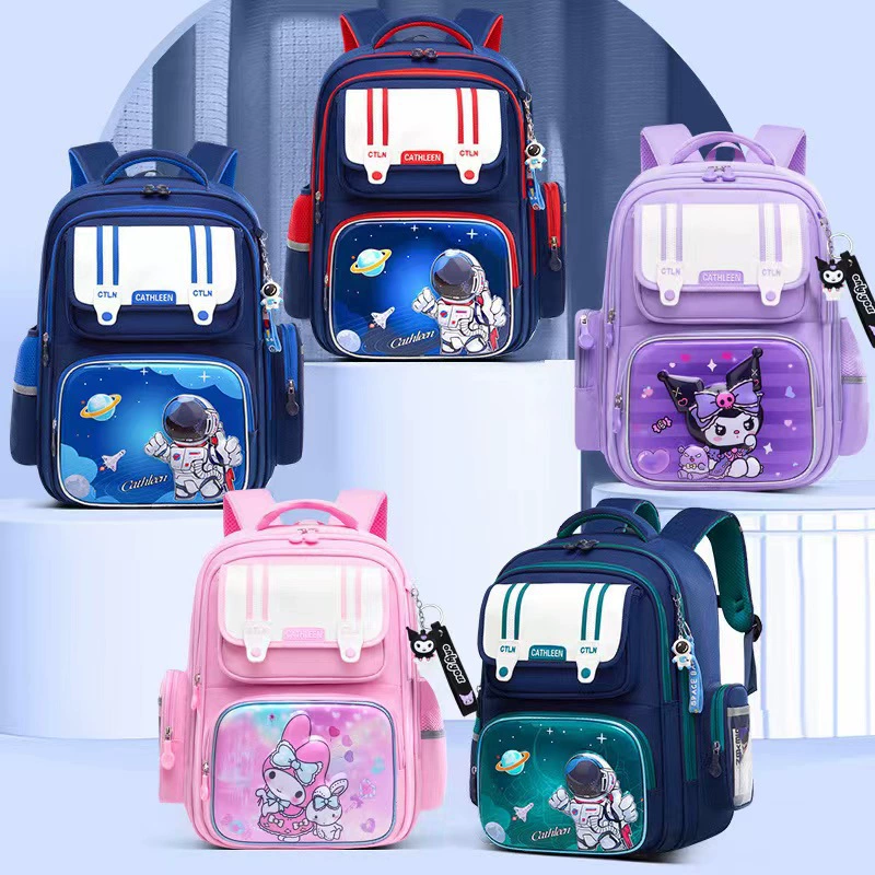 Children's school bag, capacious backpack, shoulder bag, spine protection, wholesale
