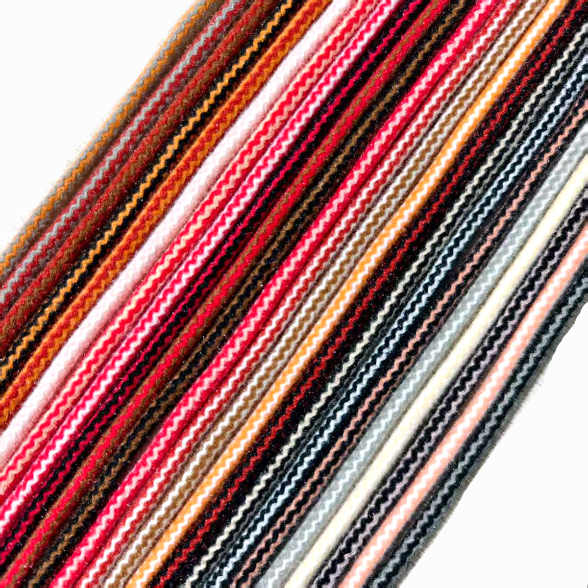 5mm otoño invierno cristal brillante lana ondulada cuerdas de trenzado core chaquetas cuerdas de cintura para teléfonos móviles decoración colgante redonda