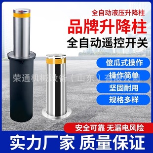Anti-Collision Upgraded Hydraulic Lift Column Stainless Steel Anti-Pressure Road Pile Vehicle Entry and Exit Control Community Shopping Mall Vehicle Blocker