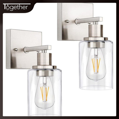 跨境美式壁燈複古工業創意鏡前燈衛生間led浴室wayfair亞馬遜ebay