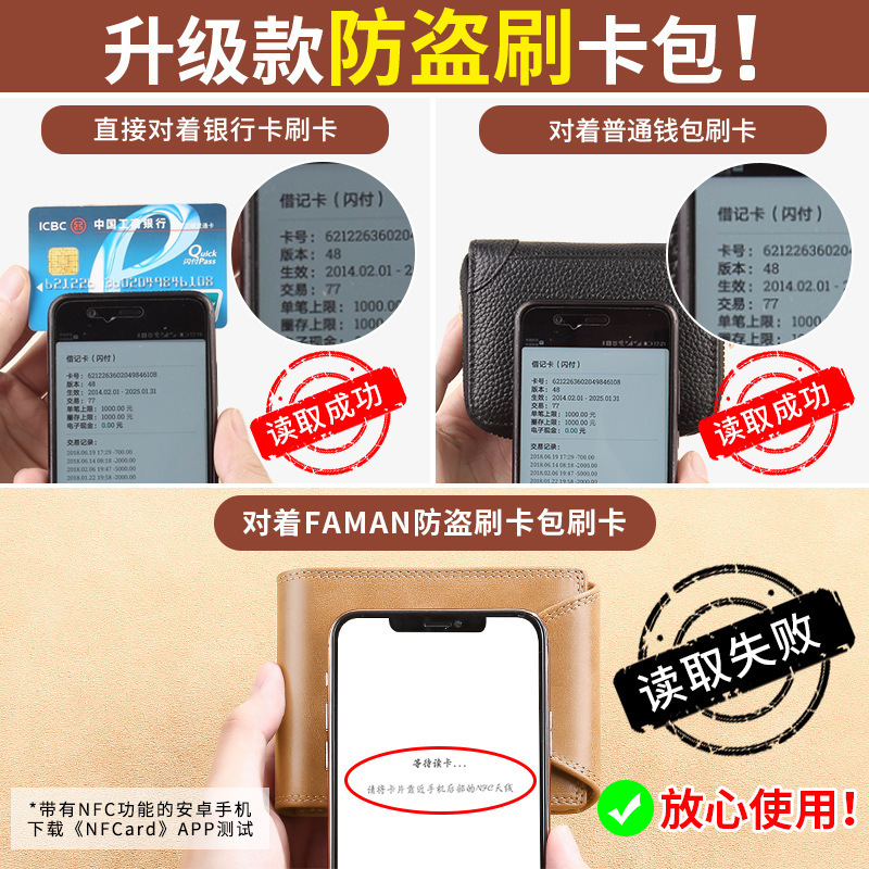 Funda de cuero para licencia de conducir de piel de vaca Paquete de tarjeta de identificación multifuncional para hombre Funda para tarjeta de licencia de conducir Clip de licencia de conducir de vehículo de motor delgado