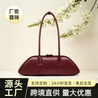 2026春新款时尚百搭手提包小众设计高级感女休闲保龄球单肩包包女