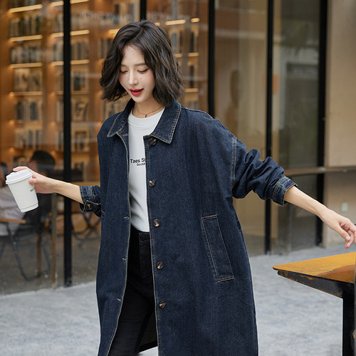 Women's Jeans Jacket 2025 Spring Autumn Plus Size Loose Elegant Mother Style Light Weight Early Autumn Top