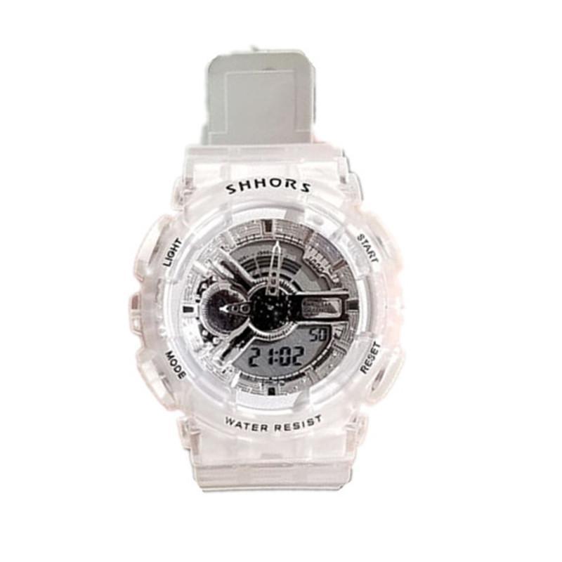 Reloj sincrónico directo de fábrica estudiantes masculinos y femeninos novias de escuela secundaria pareja puntero impermeable transparente ins reloj electrónico