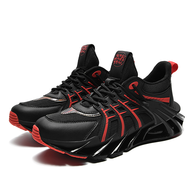Modas clásicas de cuatro estaciones Blade Running Shoes de alta resistencia al desgaste, zapatos de correr de hombre respirables
