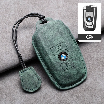 Car key bag | new x1x3x4x5 bag 118i - bmw-c-style-hollow-olive-green-leather-rope