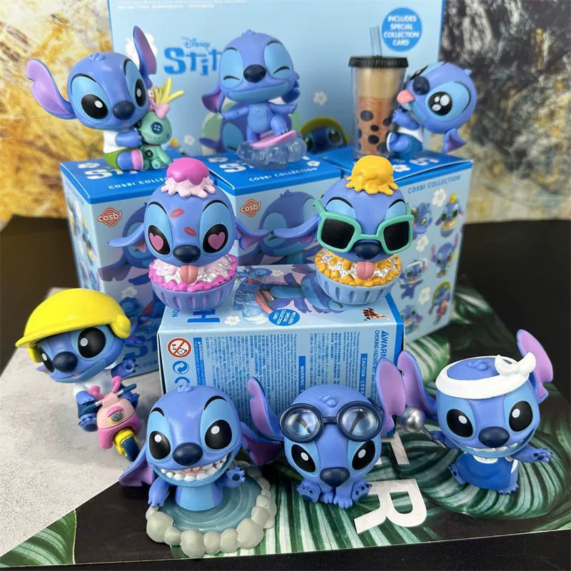 星际宝贝史迪仔盲盒手办珍藏史迪奇可爱公仔桌面摆件玩偶生日批发
