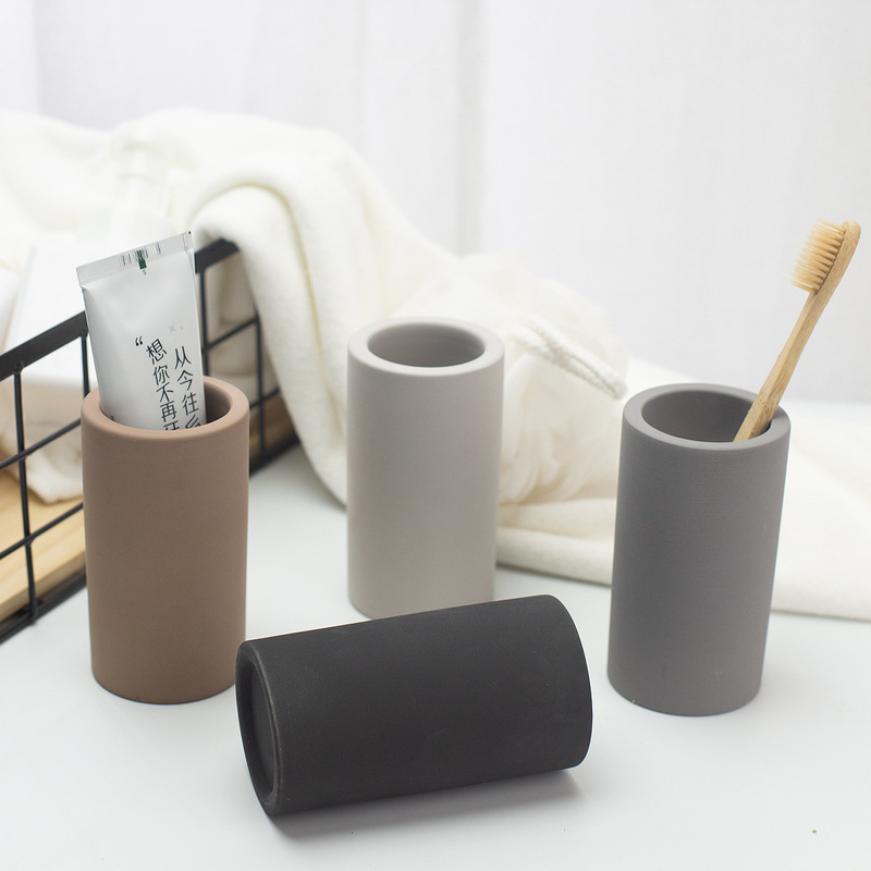 SOVO珪藻土歯ブラシホルダー家庭用和風歯ブラシカップ速吸収収納カップ歯ブラシホルダー|undefined