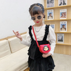 New crossbody bag, girl's small bag, fashionable kid's fashionable princess baby cartoon fashion shoulder bag storage coin purse
