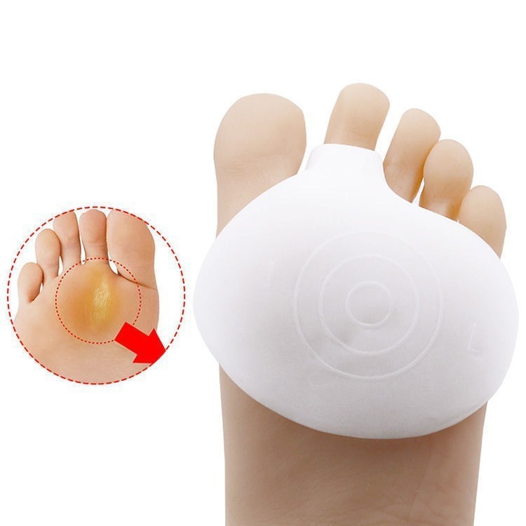 Cubierta de Palma delantera de silicona zapatos de tacón alto almohadilla de Palma delantera silicona suave anti-dolor almohadilla de Palma antideslizante transpirable anti-desgaste almohadilla del pie image 5