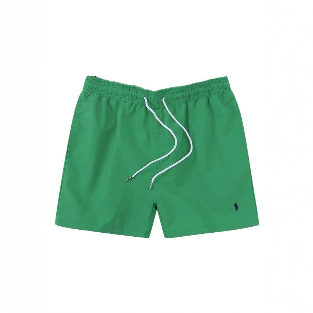 Polo Beach Pants Men's Quick-Drying Three-Quarter Pants Summer Loose Large Size Vacation Youth Three-Point Casual Sports Shorts