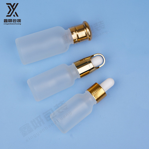 10ml transparent frosted essential oil glass bottle frosted dropper bottle cosmetics repackaging original liquid essence bottle