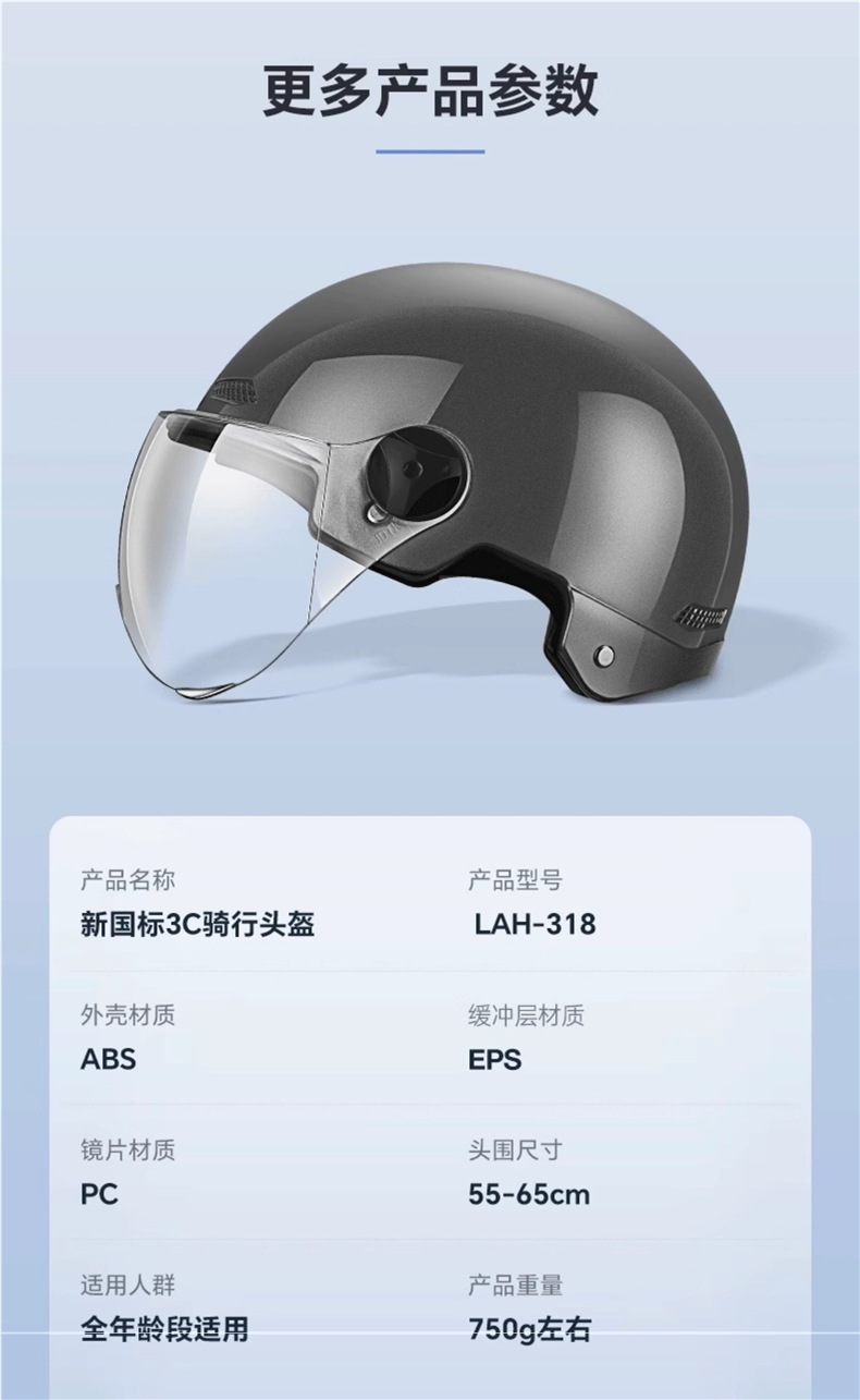 New National Standard 3C Certified Electric Vehicle Helmet for Men and Women, Suitable for All Seasons, Electric Scooter Safety Helmet, Summer Sun Protection Half Helmet
