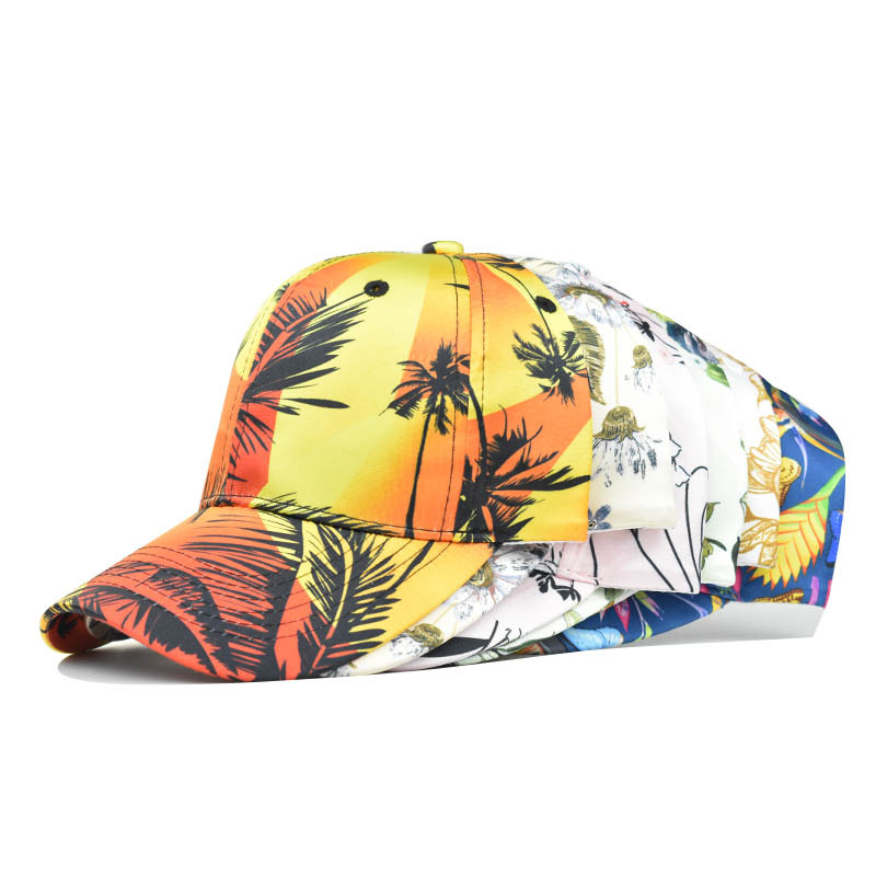 Gorra de Béisbol con Estampado de Algodón, con Sombrilla, para Al Aire Libre image 5