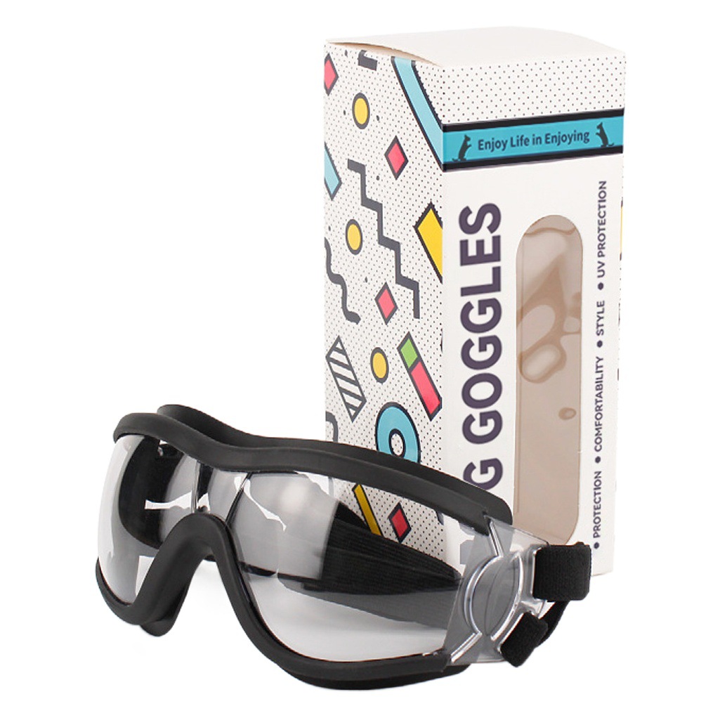 Gafas para mascotas perro suministros gafas transparentes impermeable a prueba de viento a prueba de nieve UV grandes gafas para perros fabricante