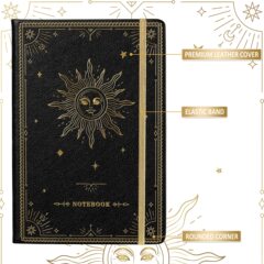 A5笔记本跨境手账本子笔记本HardcoverPU LeatherPlannerNotebook