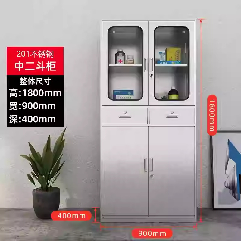 Gabinete bajo de acero inoxidable 304, información de herramientas para exteriores, archivador, armario de almacenamiento, cajón de piso con cerradura, armario de almacenamiento