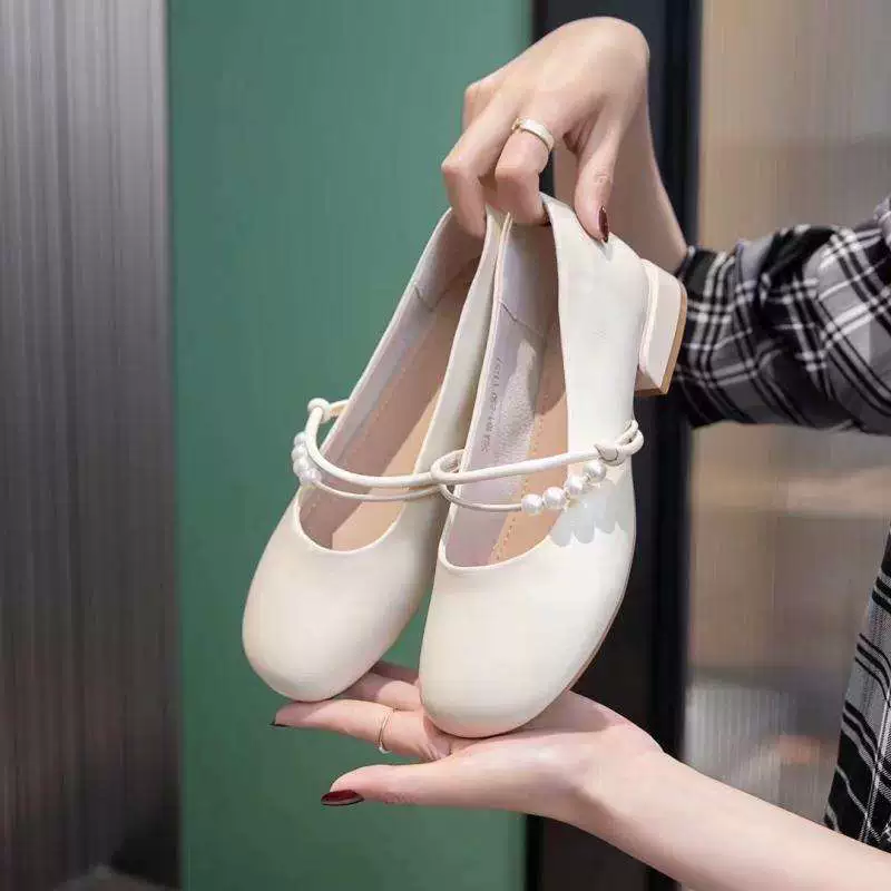 Супермягкие кожаные туфли в китайском стиле, летняя новинка 2025 года, плоские туфли-фейри, суперпопулярные туфли Мэри Джейн, бабушкины туфли