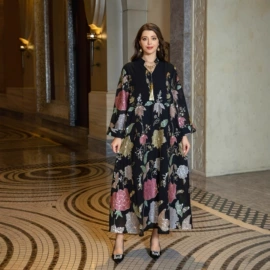 穆斯林服饰;大码连衣裙;连衣裙